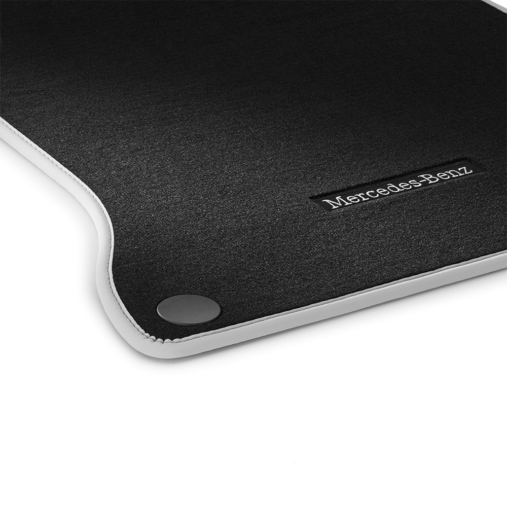 thumbnail interactive-video image 1 of Mercedes-Benz W176 W246 C117 Velours Floor Mats Front Set LHD – OEM A1766807500 1 of 3